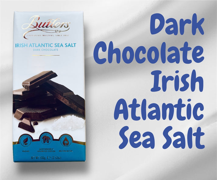 Butlers Dark Chocolate Irish Atlantic Sea Salt Bar Jedburgh Chocolate