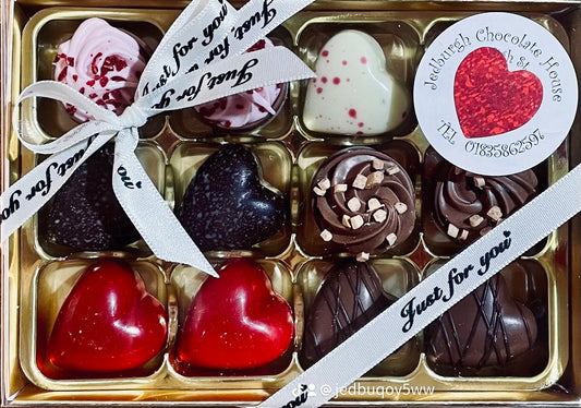 12 Chocolate Valentine's Selection