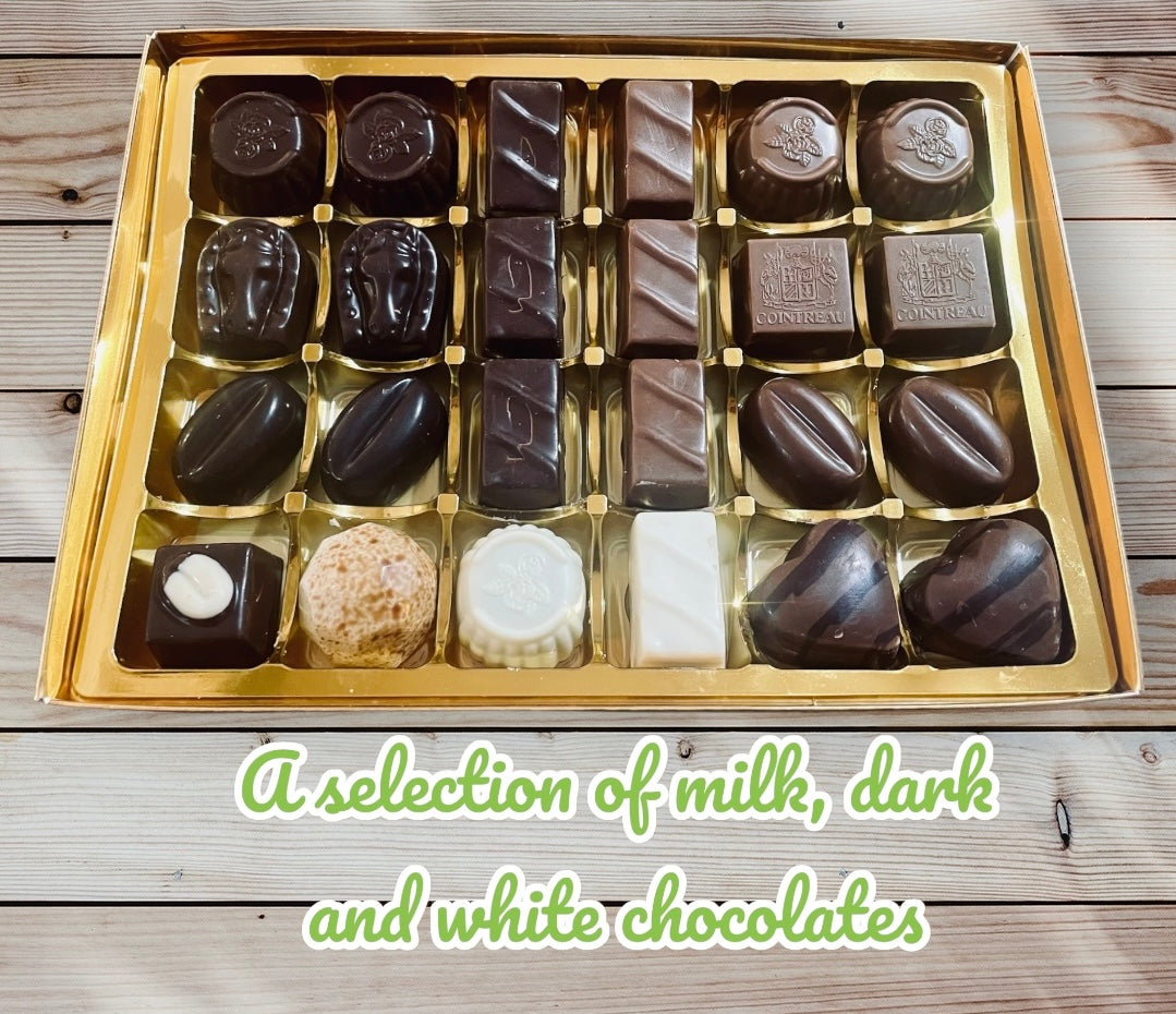 Reduced Sugar Belgium Chocolates - 24 box selection