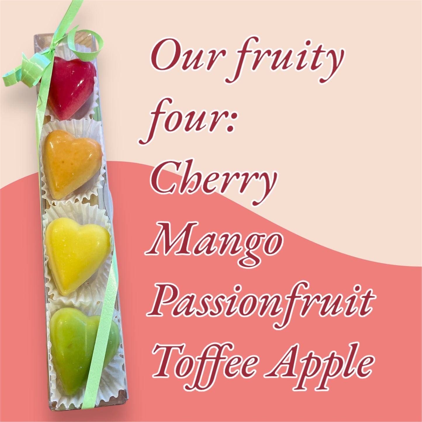 Valentine Hearts - Fruity Four chocolate box