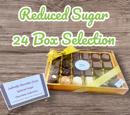 Reduced Sugar Belgium Chocolates - 24 box selection