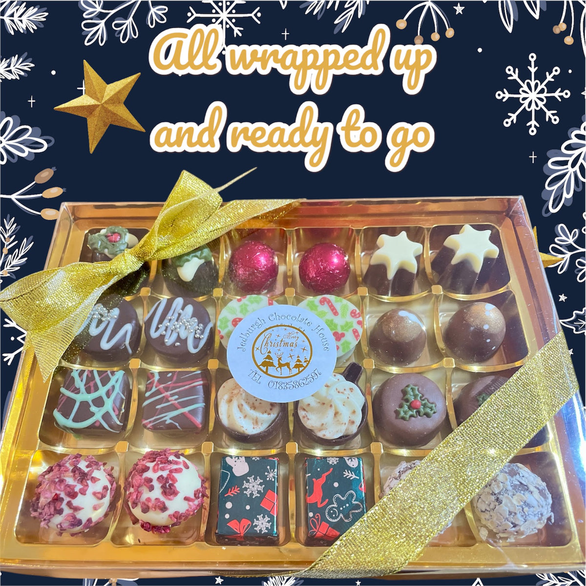 Christmas Collection - a touch of Scotland - 12 chocolates