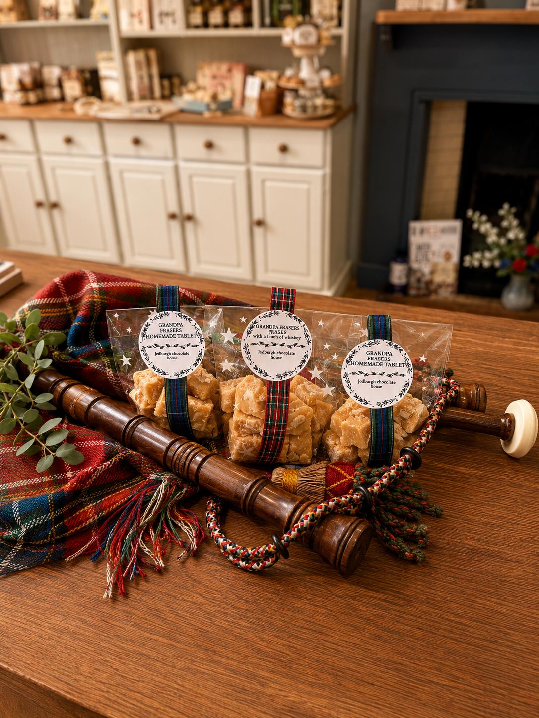Scottish Tablet - Traditional and with a Touch of Whisky (Fudge-like)
