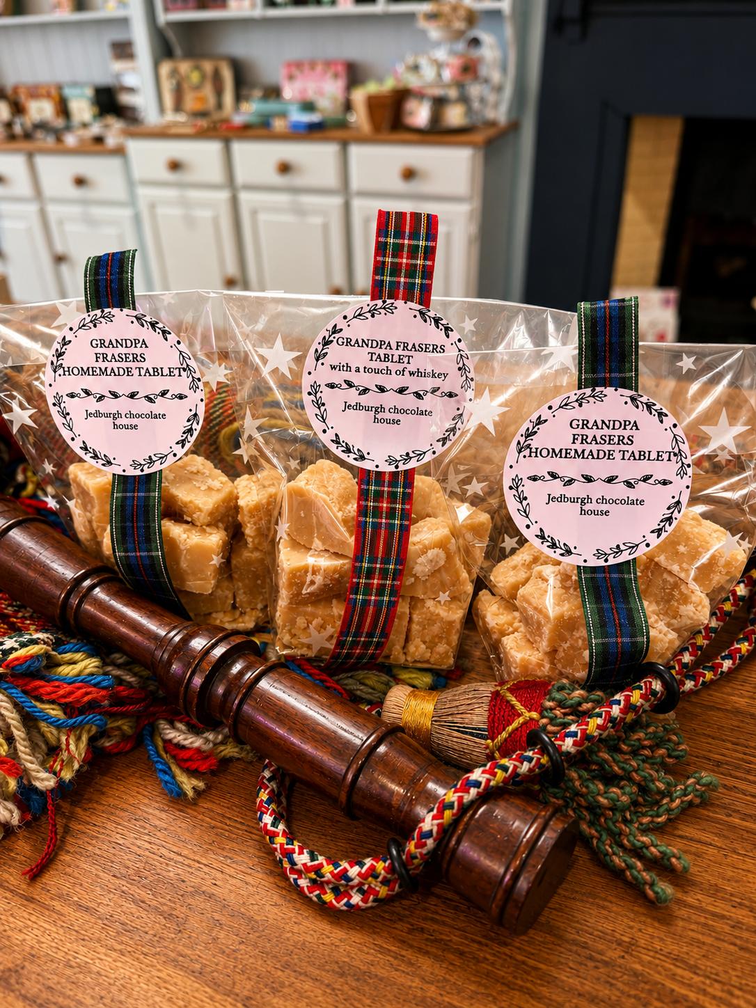 Scottish Tablet - Traditional and with a Touch of Whisky (Fudge-like)