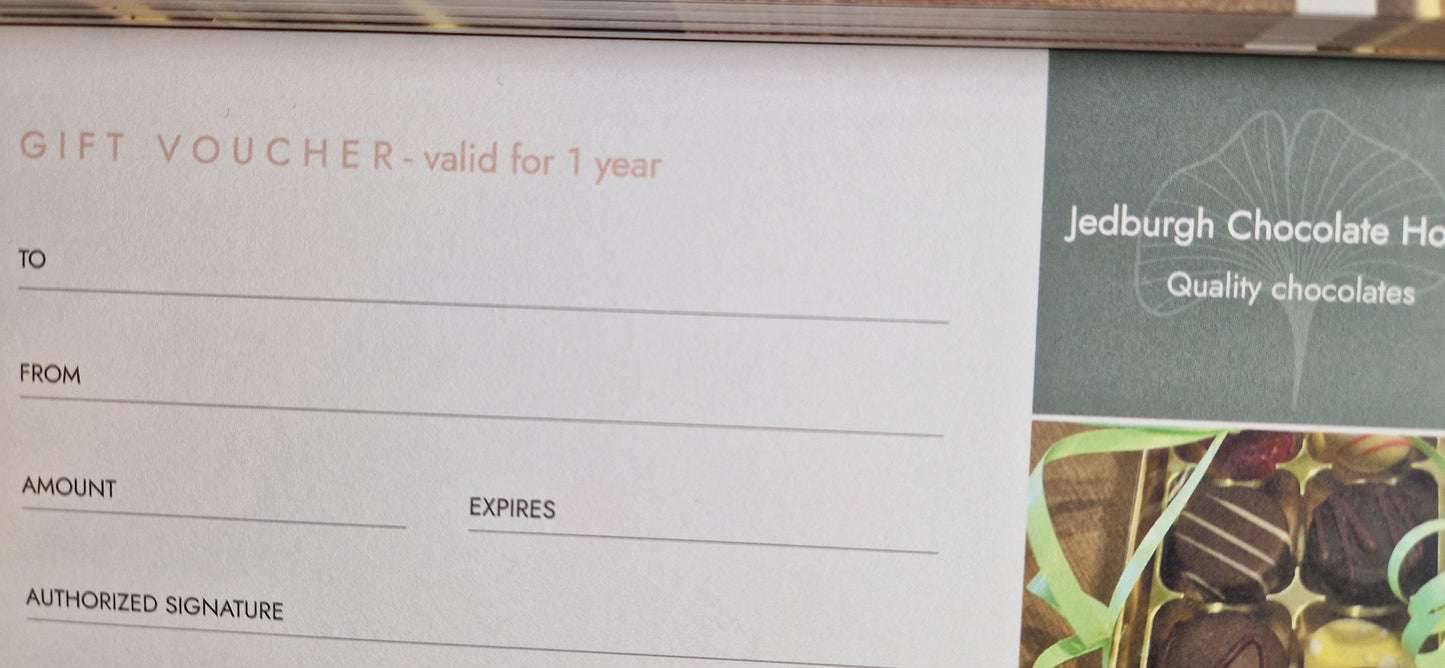Jedburgh Chocolate Gift Voucher