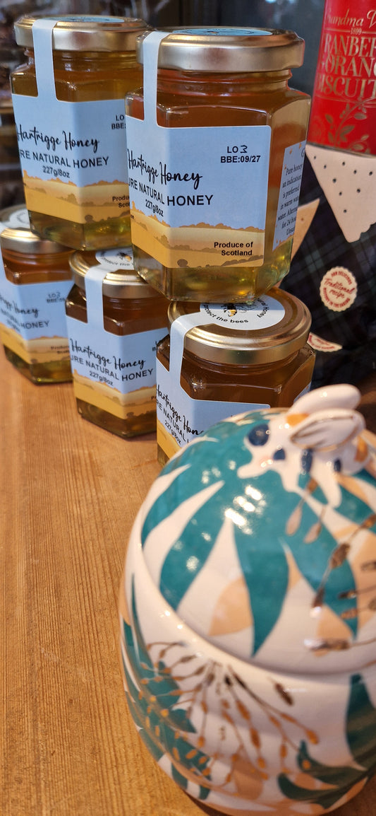 Pure Honey with Honey Pot