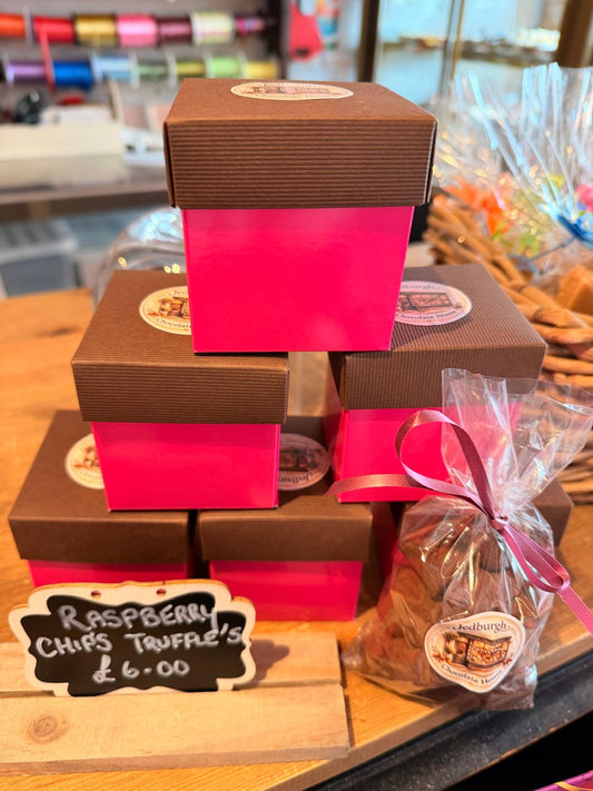 Raspberry Chips Truffles